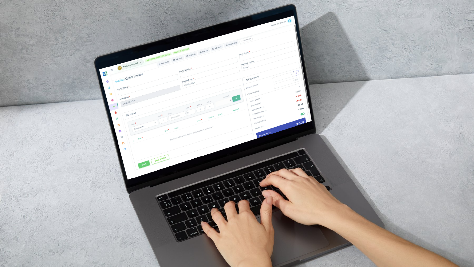Client asset registry tracker