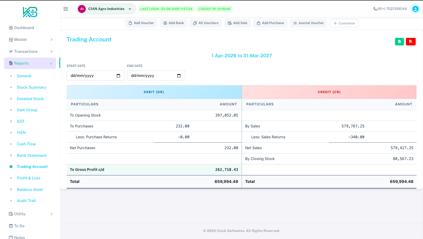 GST expense management & tracking