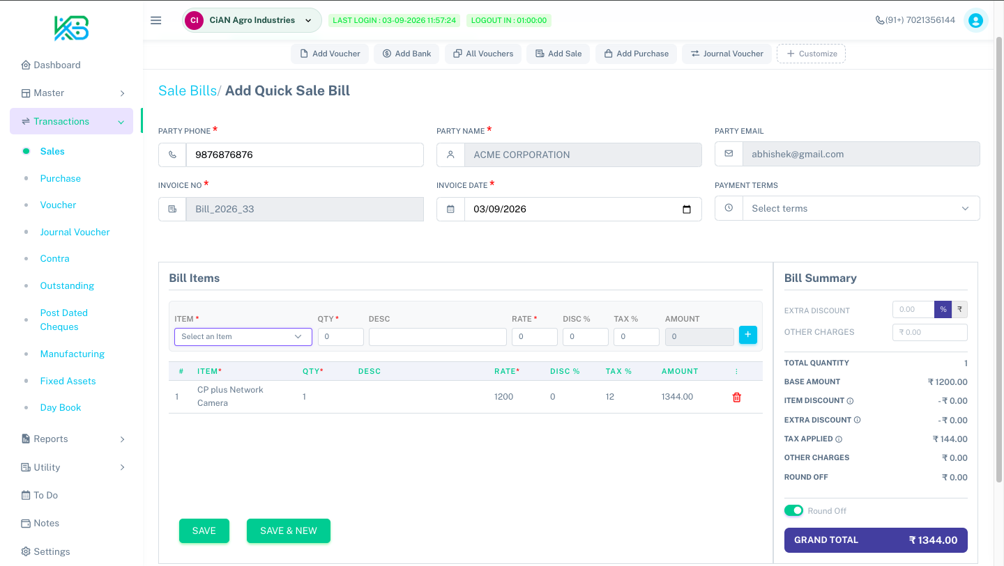 Business performance & sales analytics dashboard